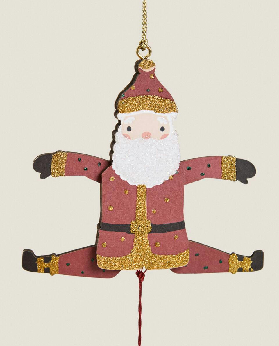 ARTICULATED SANTA CLAUS CHRISTMAS DECORATION
