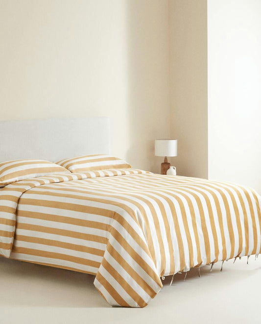 STRIPED DUVET COVER