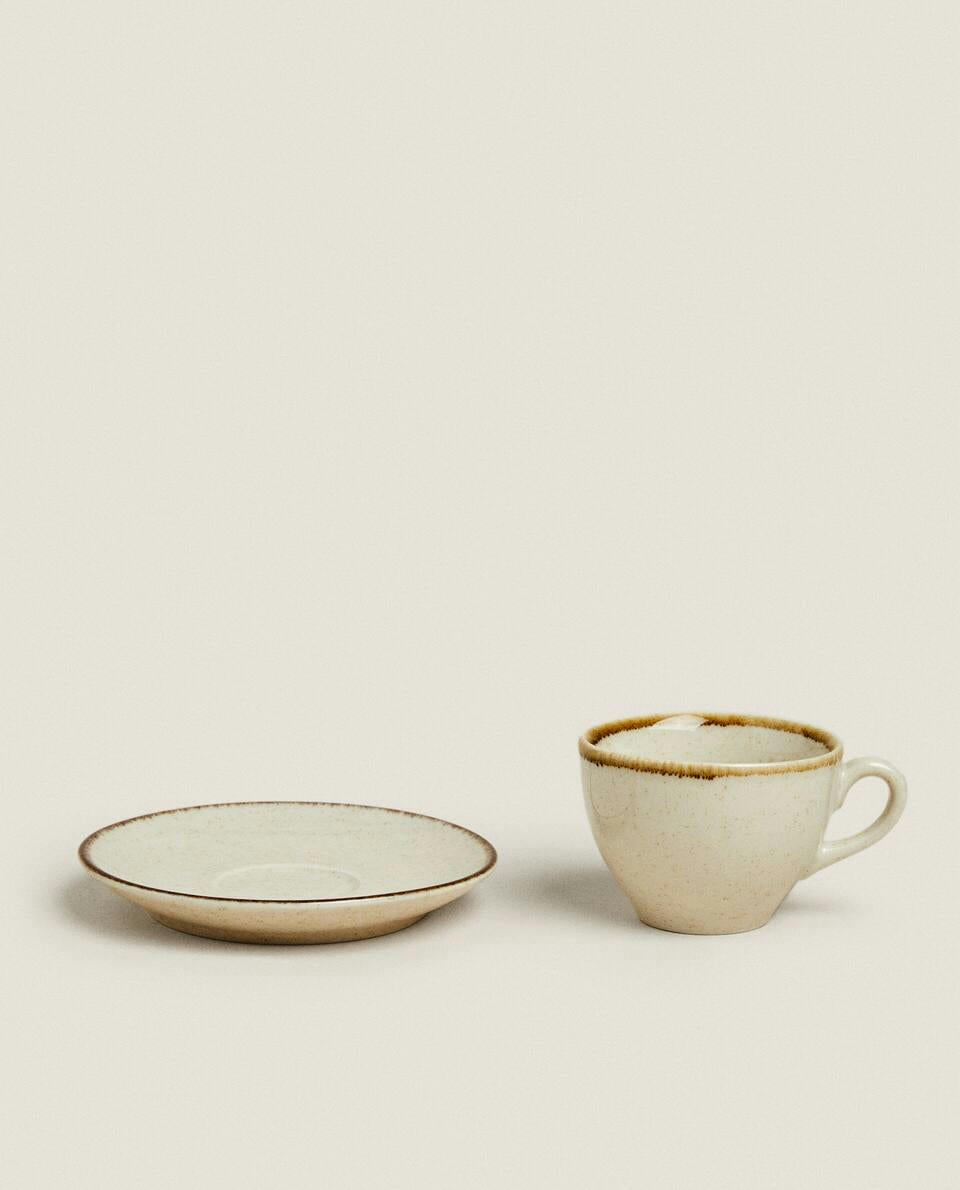 RIM DETAIL TEACUP