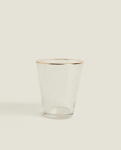 CHRISTMAS TUMBLER WITH BUBBLE RIM