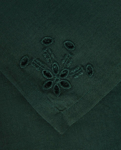 PACK OF EMBROIDERED COTTON CHRISTMAS NAPKINS (PACK OF 2)