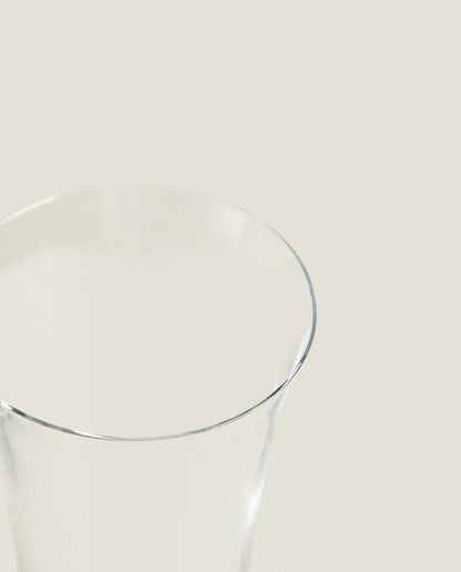 PLAIN CRYSTALLINE FLUTE GLASS