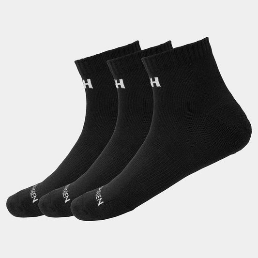 3 PACK QUARTER LENGTH SOCKS