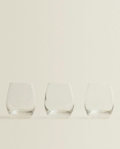 3-PACK OVAL GLASSES