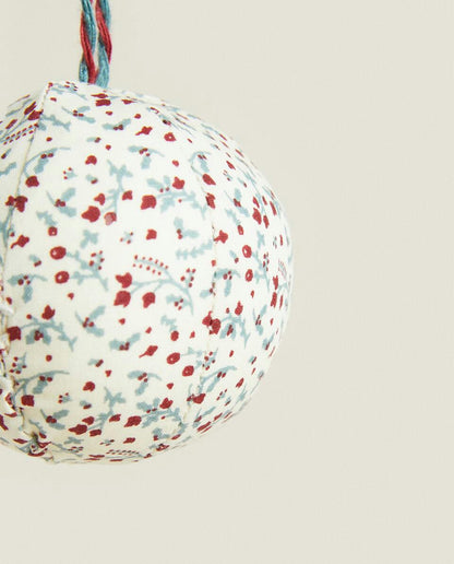 PACK OF CHRISTMAS PATCHWORK BAUBLE DECORATIONS (PACK OF 2)