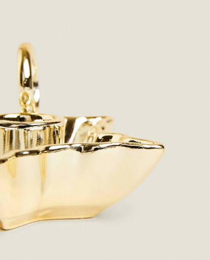 CHRISTMAS STAR CANDLEHOLDER WITH RIM