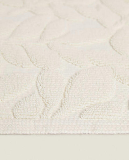 VEGETABLE JACQUARD BATH MAT