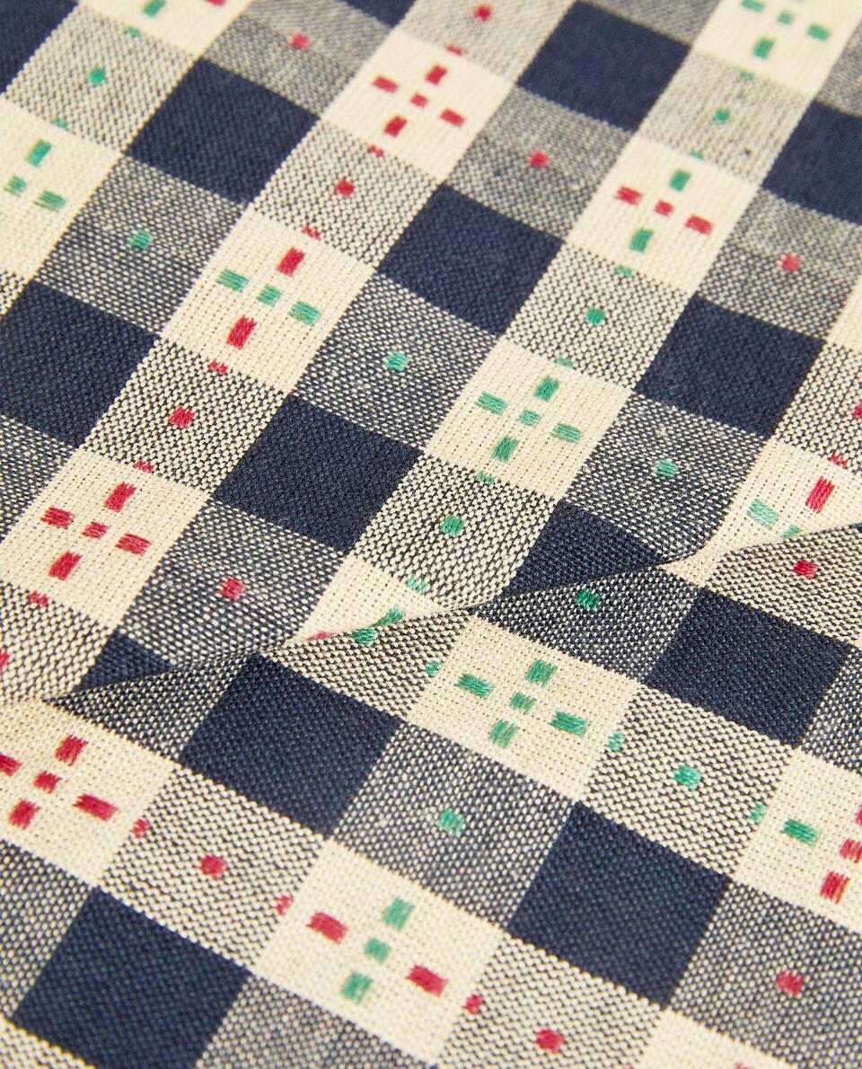 PACK OF CHECK CHRISTMAS NAPKINS (PACK OF 2)