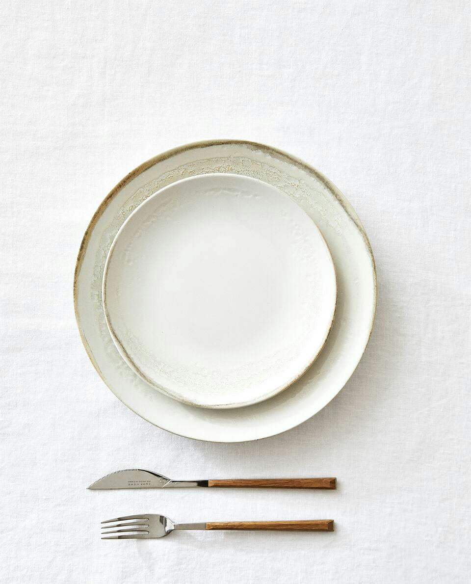 STONEWARE DESSERT PLATE