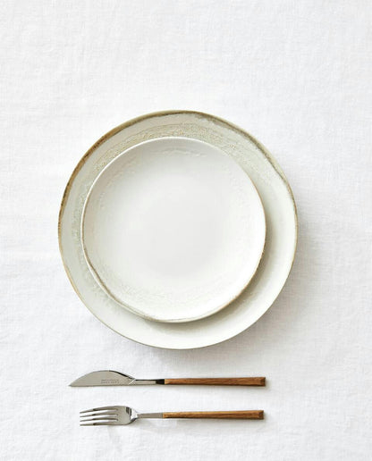 STONEWARE DESSERT PLATE