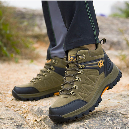 (⏰BLACK FRIDAY SPECIAL-70%OFF)Men's Mountaineering Orthopedic Ankle Support Hiking Boots Waterproof Non-Slip Wide Toe Tactical Boots