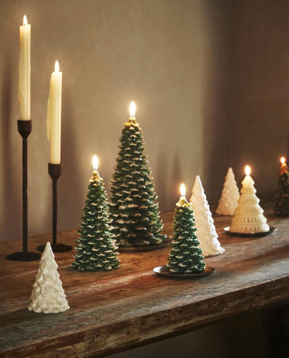 CHRISTMAS TREE DECORATIVE CANDLES