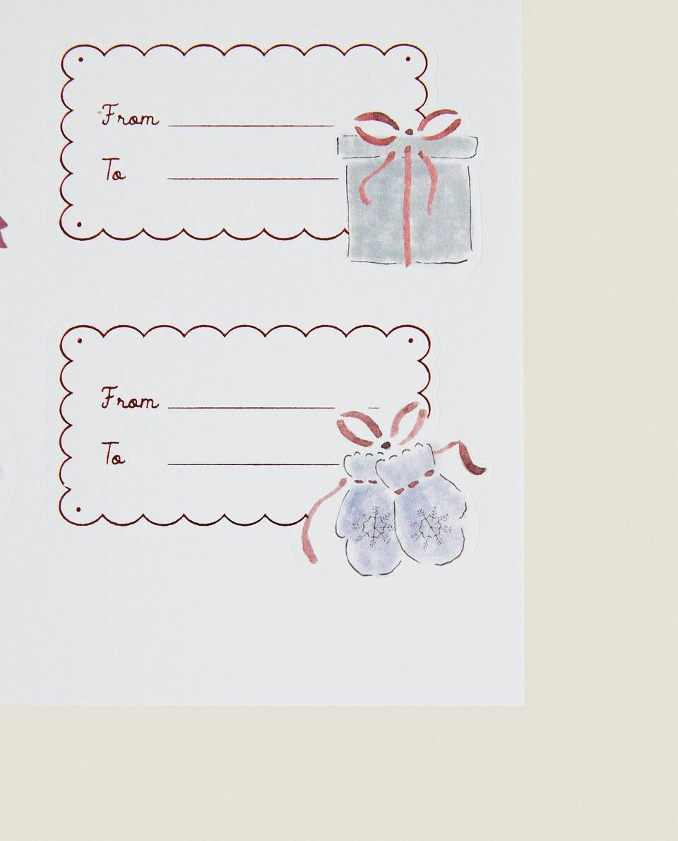 PACK OF CHILDREN’S CHRISTMAS GIFT LABELS (PACK OF 24)