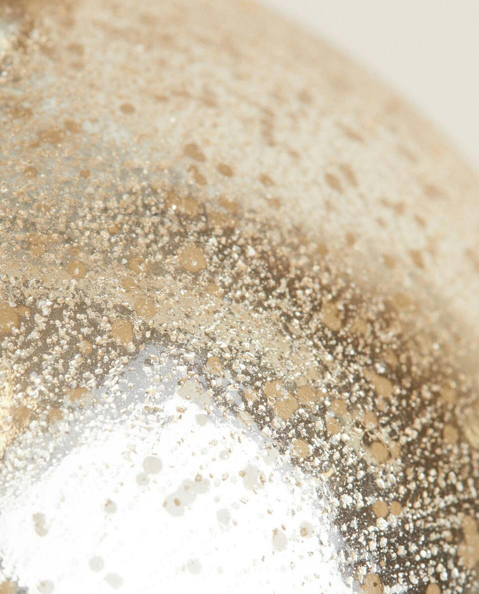 CHRISTMAS LIGHT GLASS BAUBLE DECORATION