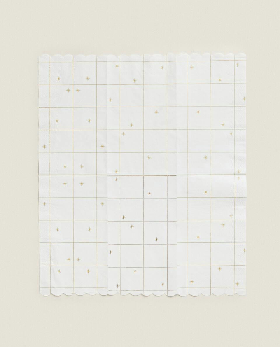 CHRISTMAS BRANCHES PAPER NAPKINS (PACK OF 30)