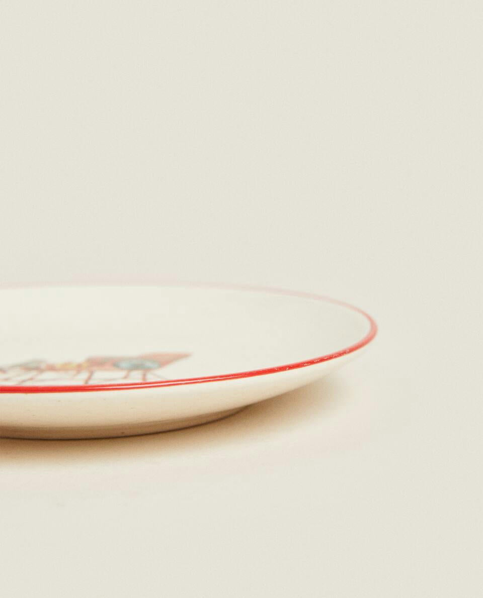 CHRISTMAS PRINT CERAMIC SET