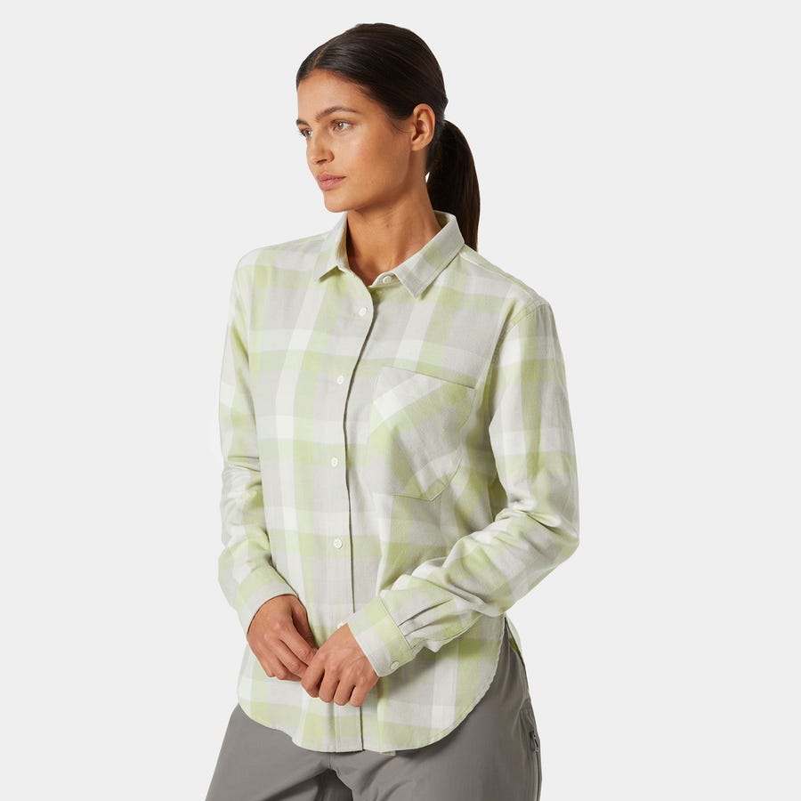 Women's Lokka Organic Flannel Long Sleeve Shirt