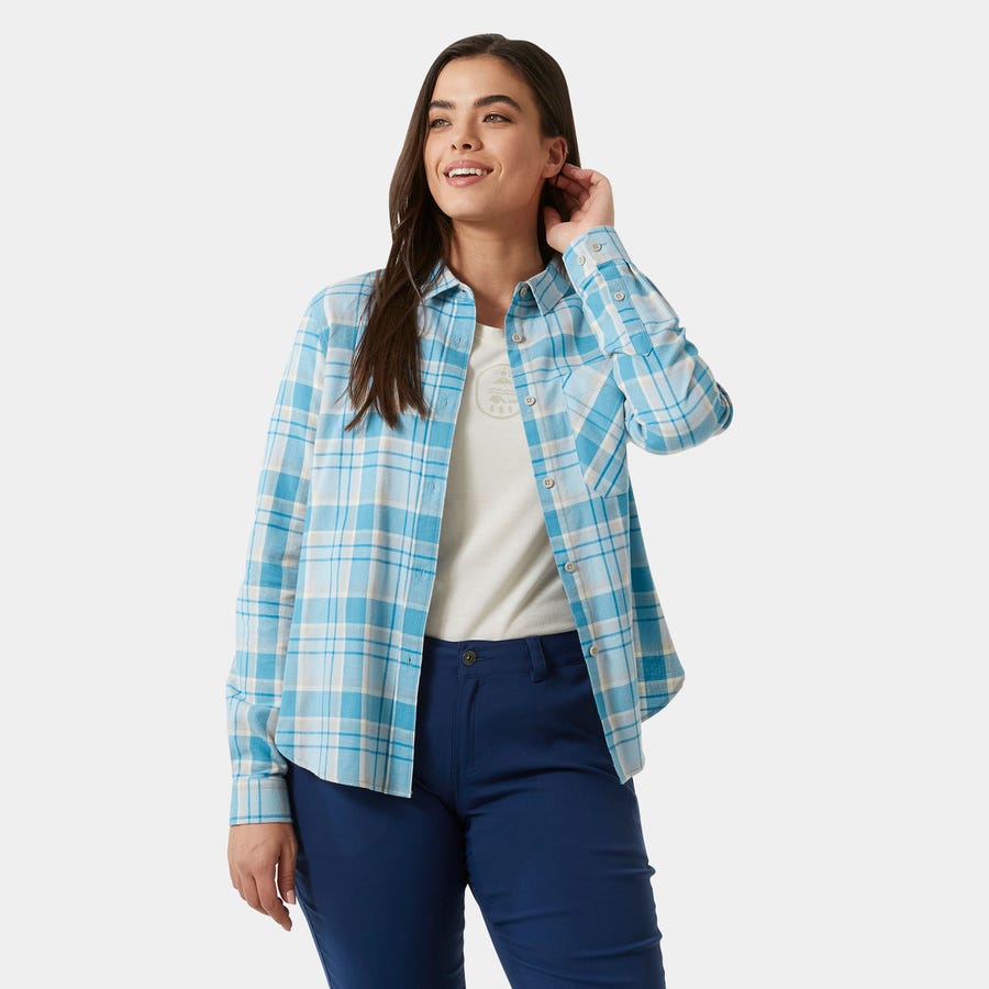 Women's Lokka Organic Flannel Long Sleeve Shirt