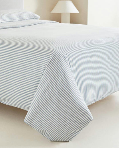 DUVET COVER WITH NARROW STRIPES