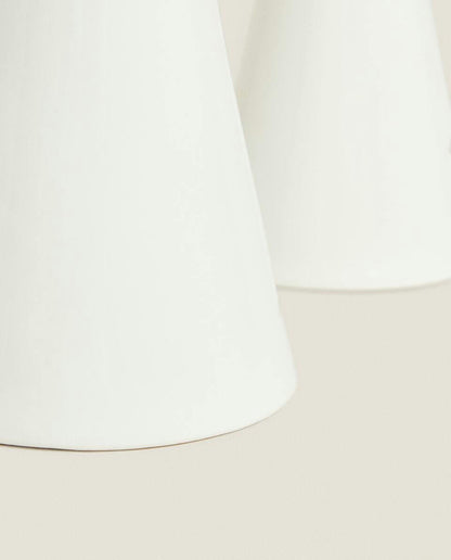 GEOMETRIC PORCELAIN CHRISTMAS CANDLESTICK
