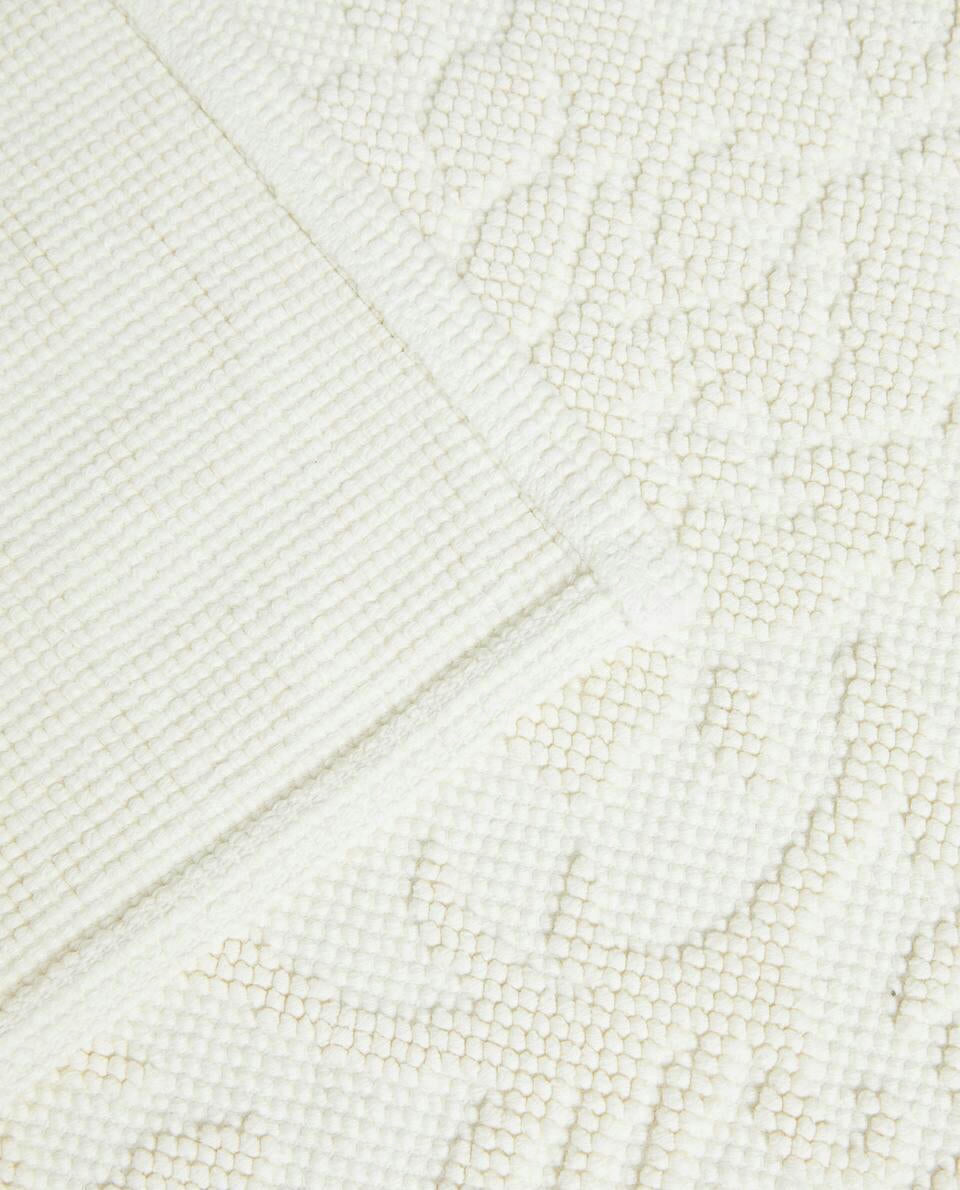 FLORAL JACQUARD BATH MAT