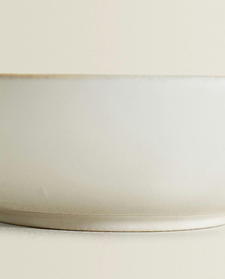 STONEWARE SOUP PLATE