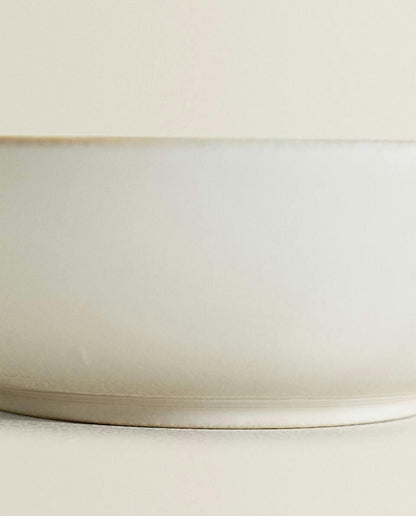 STONEWARE SOUP PLATE