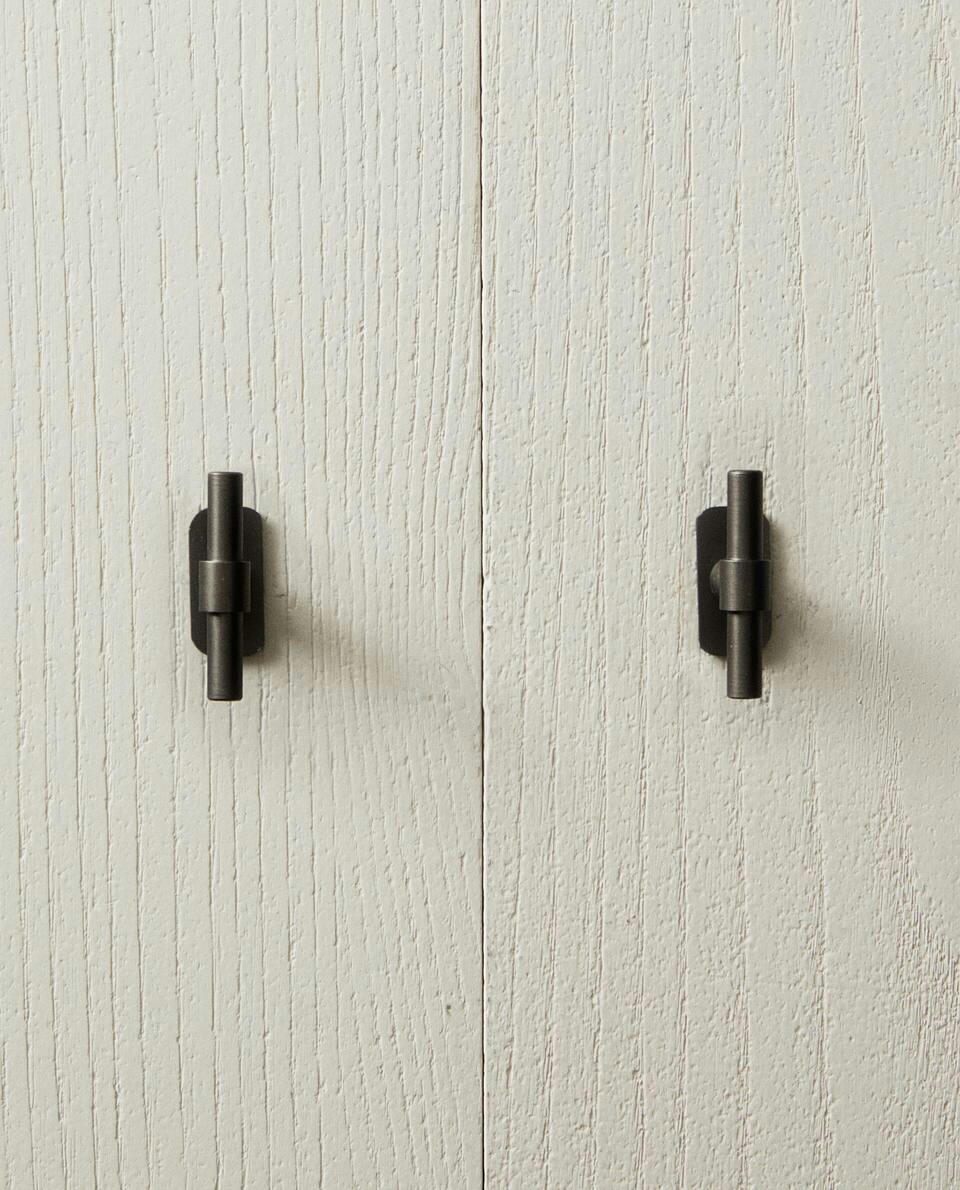 LONG METAL DOOR KNOB (PACK OF 2)