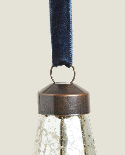 SHINY GLASS DIAMOND CHRISTMAS DECORATION