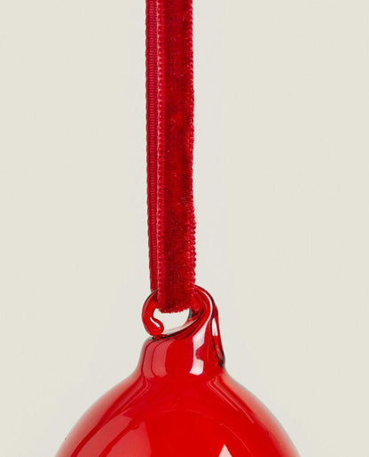 CHRISTMAS GLASS BAUBLE DECORATION