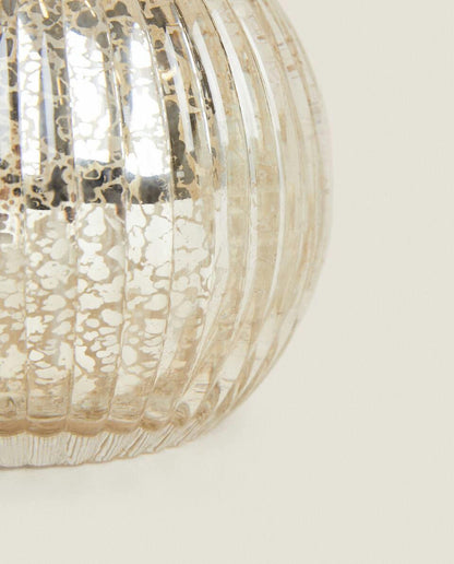 MERCURISED GLASS BATHROOM SET