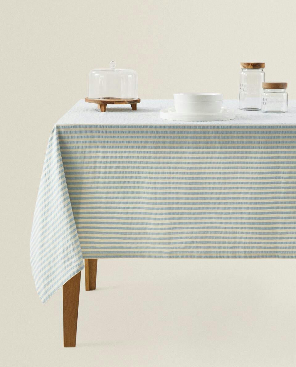 STRIPED TABLECLOTH