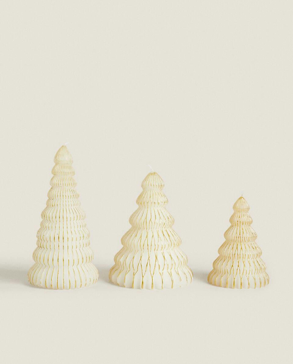 CHRISTMAS TREE DECORATIVE CANDLE