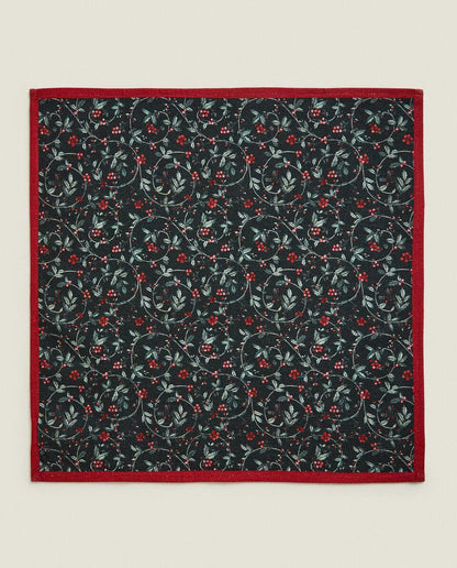 PACK OF COTTON CHRISTMAS VINE NAPKINS (PACK OF 2)