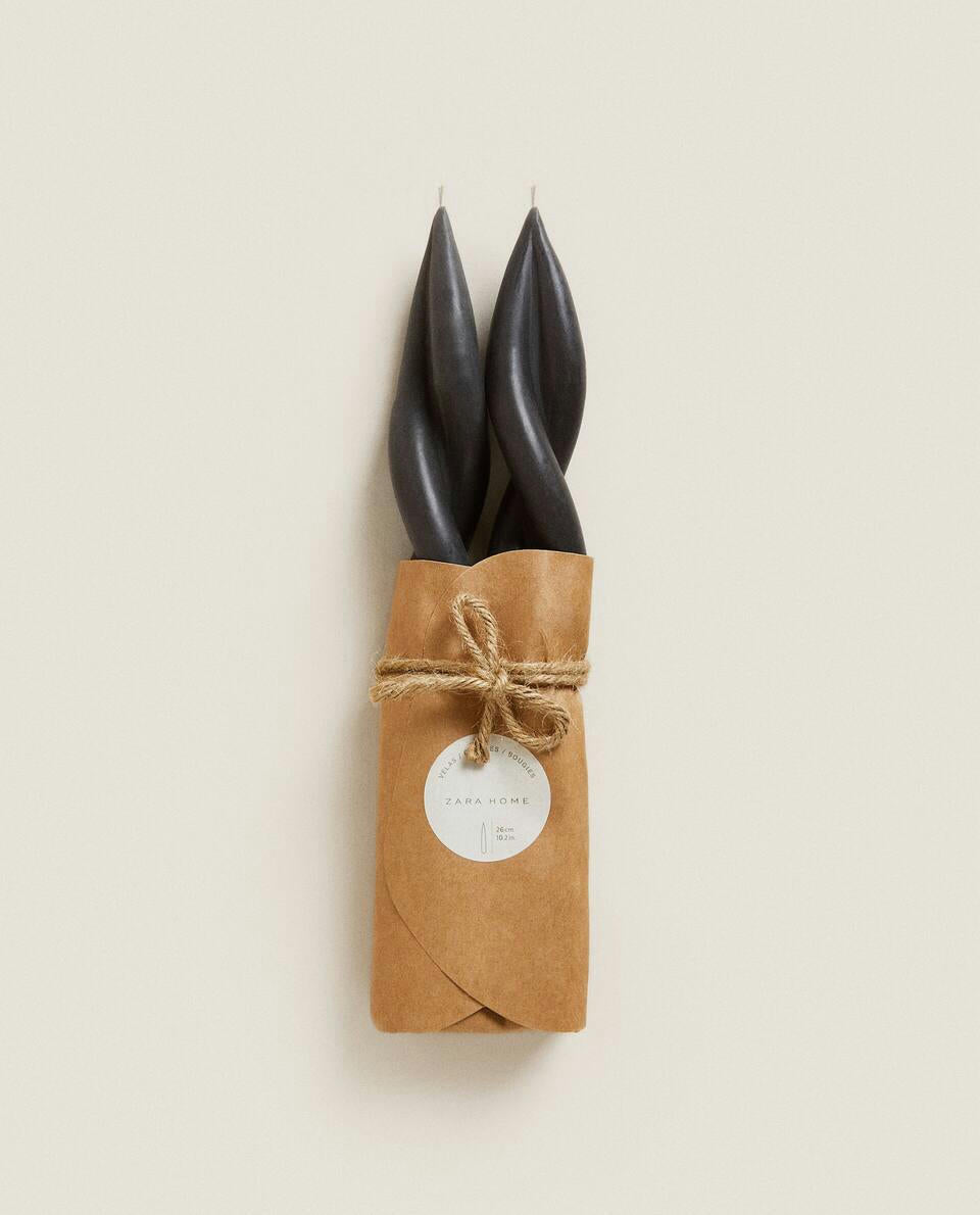 SPIRAL CANDLE (PACK OF 2)