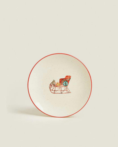 CHRISTMAS PRINT CERAMIC SET