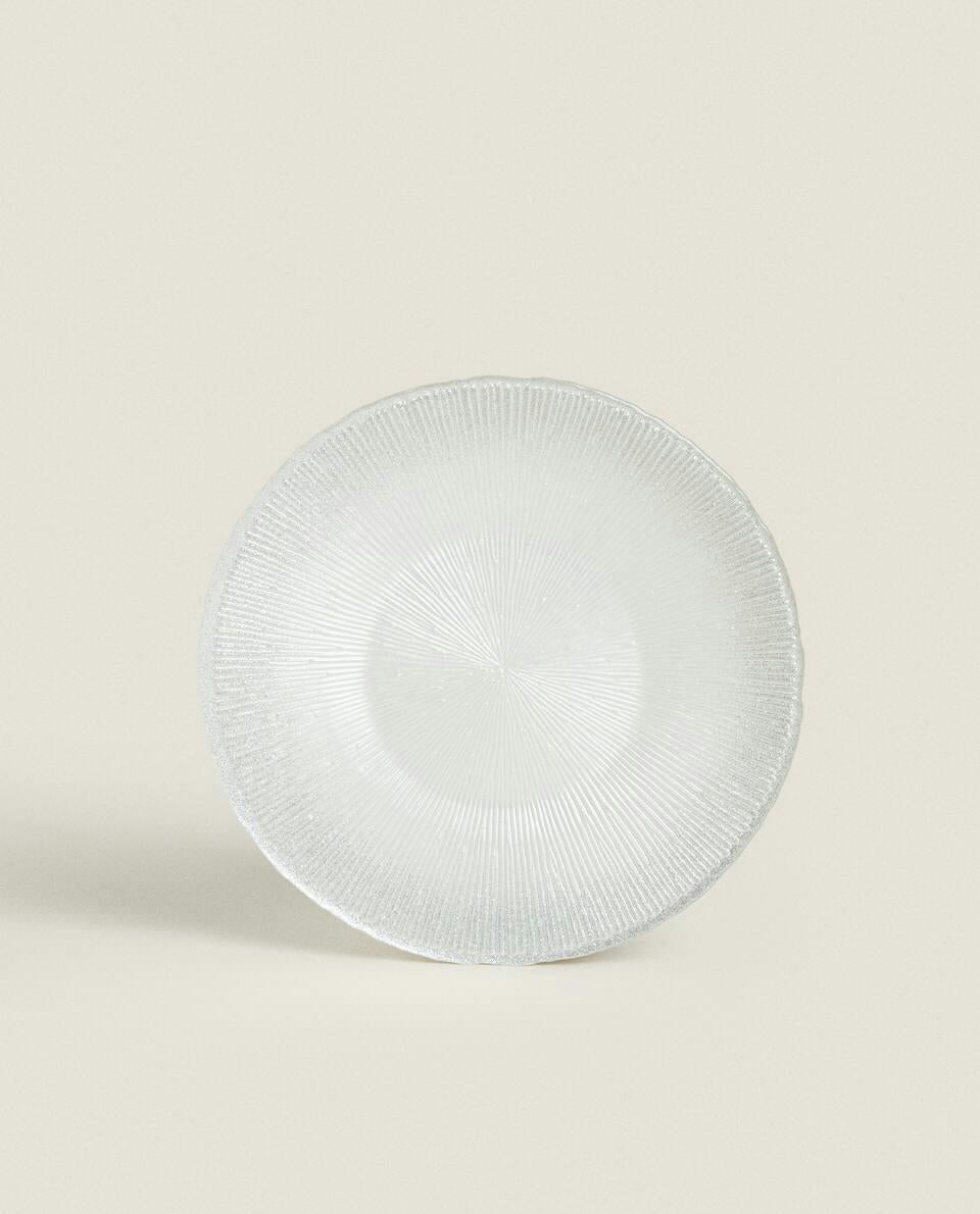 CHRISTMAS GLITTER GLASS SET