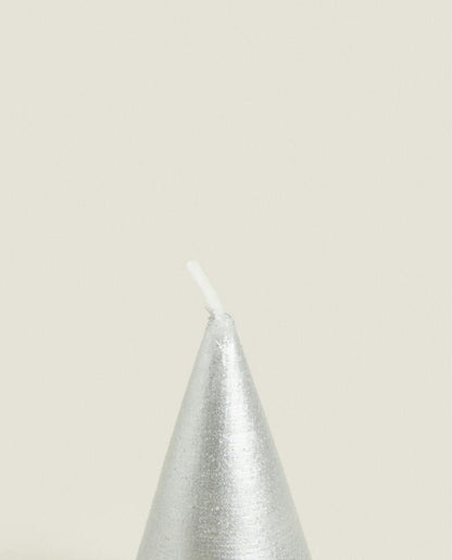 PACK OF DECORATIVE CHRISTMAS CONE CANDLES (PACK OF 6)