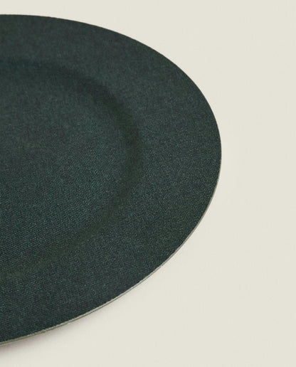 CHRISTMAS JUTE SERVICE PLATE