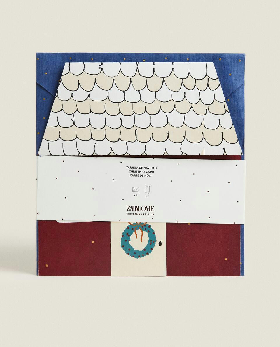 CHILDREN’S CHRISTMAS HOUSE POSTCARD