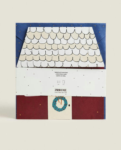 CHILDREN’S CHRISTMAS HOUSE POSTCARD