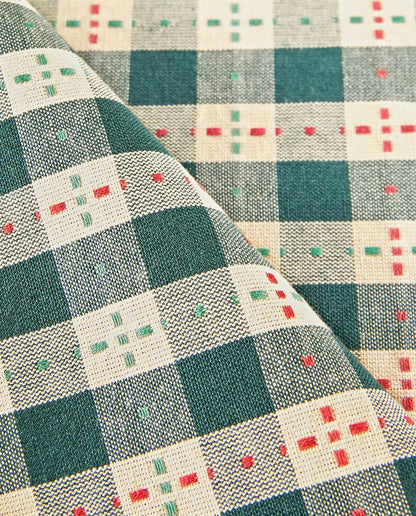 CHRISTMAS CHECK TABLECLOTH