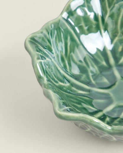 LEAF TRIM EARTHENWARE TABLEWARE