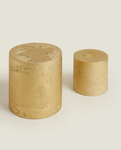 GOLD CHRISTMAS CANDLE