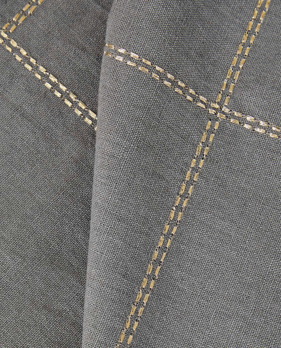 CHRISTMAS CHAIN LINEN TABLECLOTH