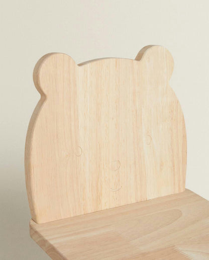 BEAR WOODEN CHAIR