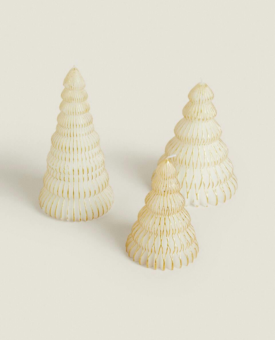 CHRISTMAS TREE DECORATIVE CANDLE