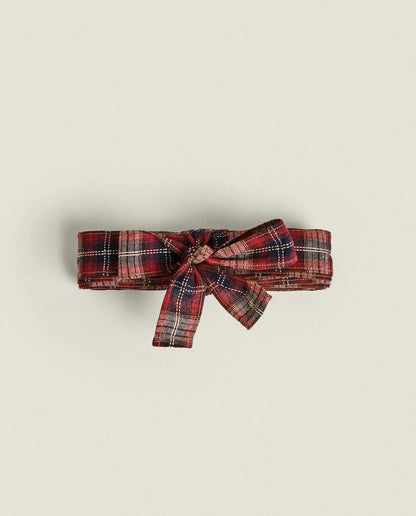 CHRISTMAS CHECK BOW