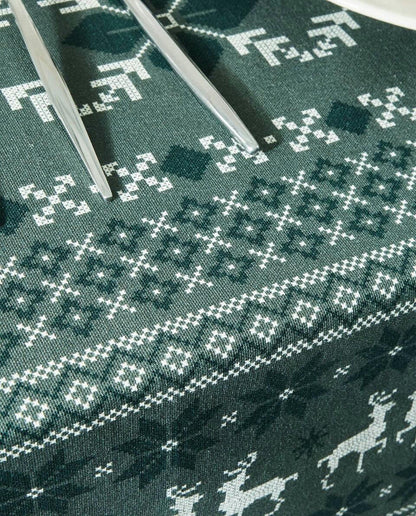 CHRISTMAS CROSS-STICH COTTON TABLECLOTH
