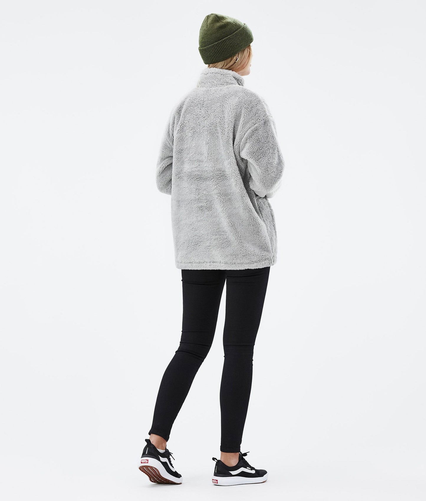 Fleece Sweater For Women Light Grey